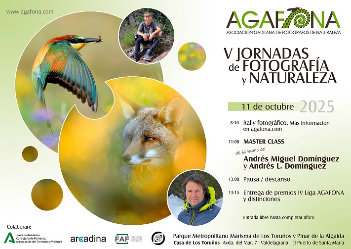  Agafona organiza para el 11 de octubre en Los Toruños las V Jornadas de Fotografía y Naturaleza