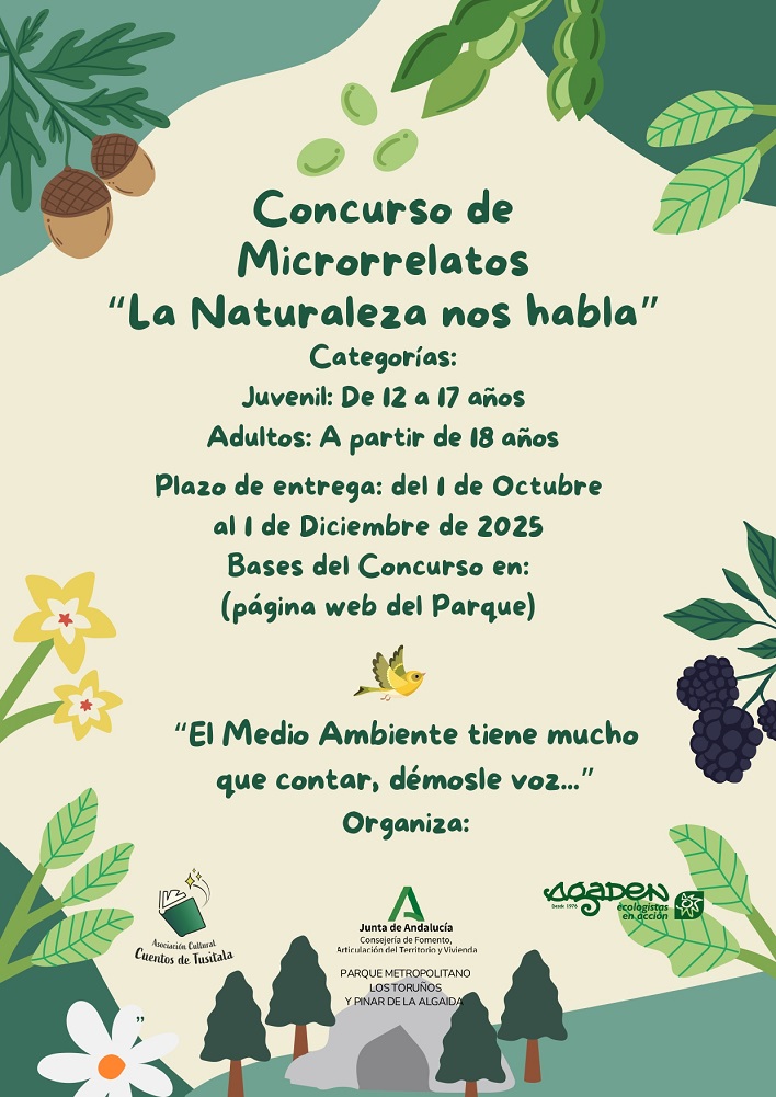  Los Toruños convoca el concurso de microrrelatos “La naturaleza nos habla”