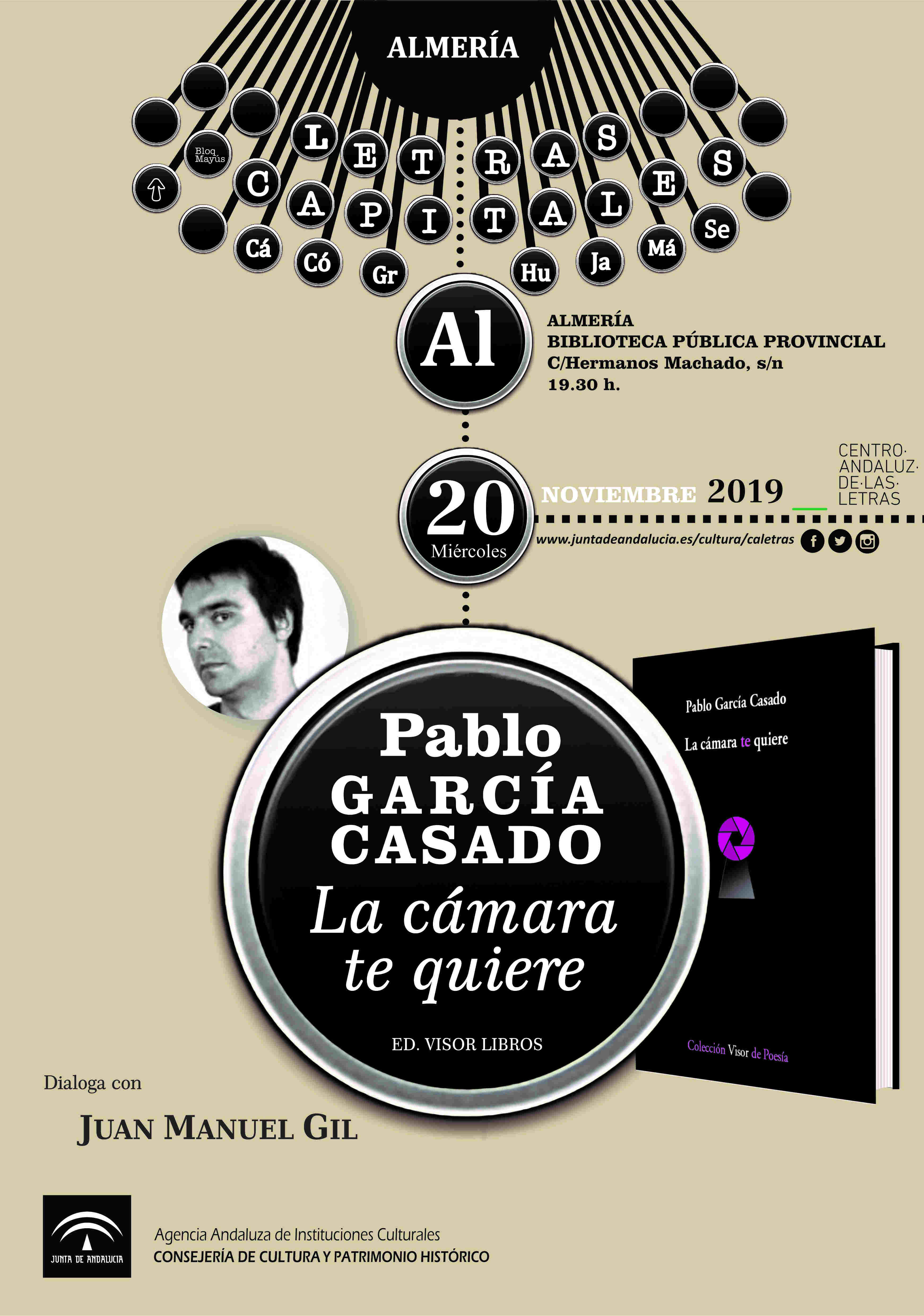 Pablo García Casado dentro del ciclo literario 