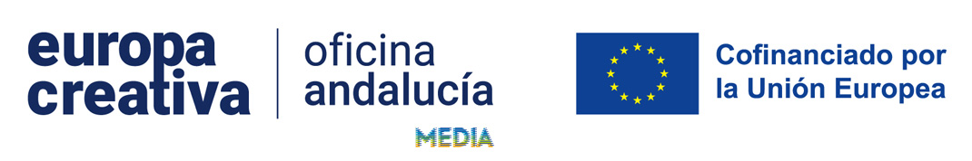 Logotipo de la Oficina MEDIA Andalucía, cofinanciada por la Unión Europea