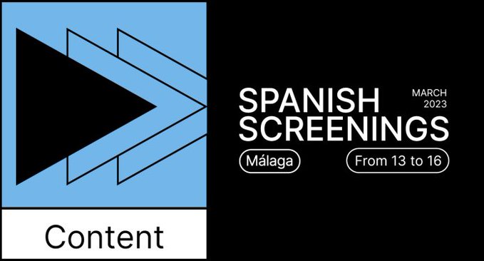 Cartel informativo del proyecto Spanish Screenings Content 2023