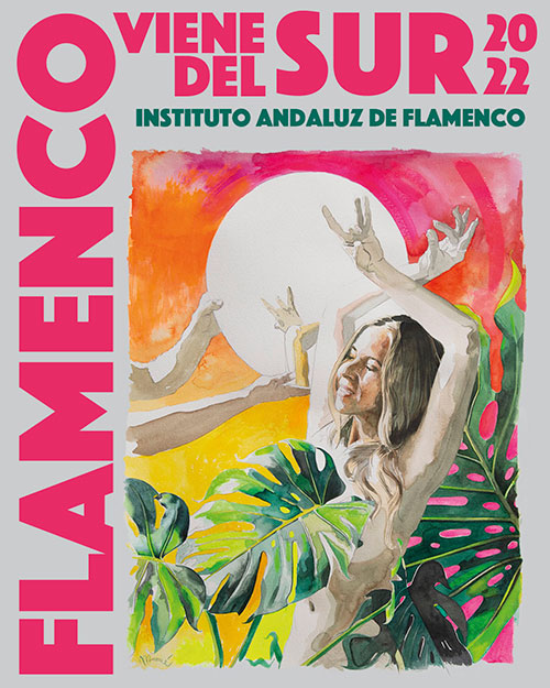 Cartel del ciclo Flamenco Viene del Sur 2022