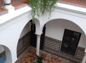 Sede del Instituto Andaluz de Flamenco. Patio interior.