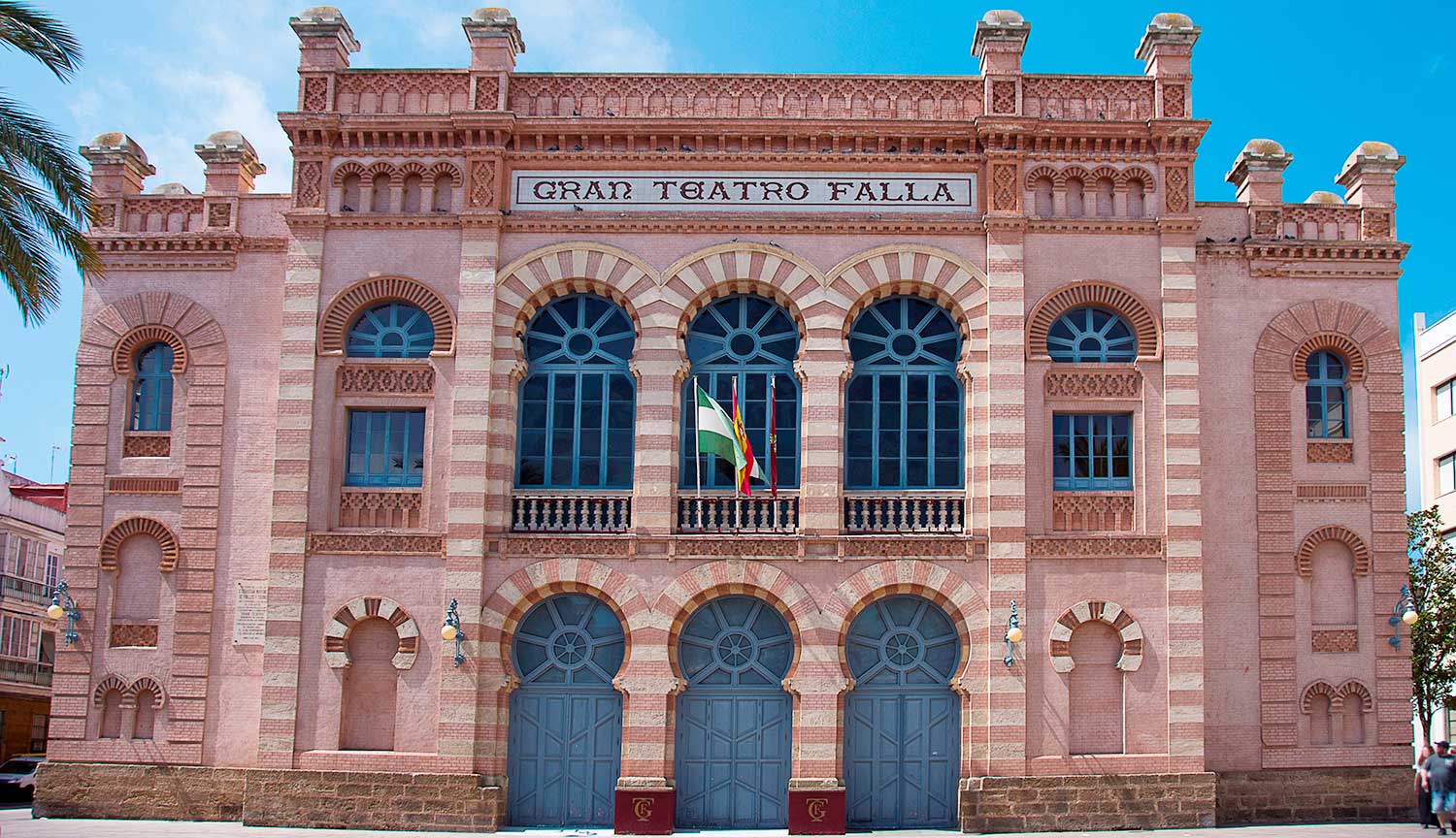 Gran Teatro Falla (fotografía: Wikimedia, De Anual - Trabajo propio, CC BY-SA 4.0)