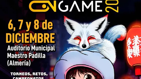 Cartel publicitario de 'Almería Ongame 2023'