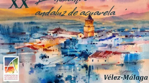 Cartel del XX Encuentro Andaluz de Acuarela