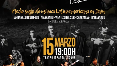 CARTEL DEL CONCIERTO HOMENAJE A TIAHUANACO