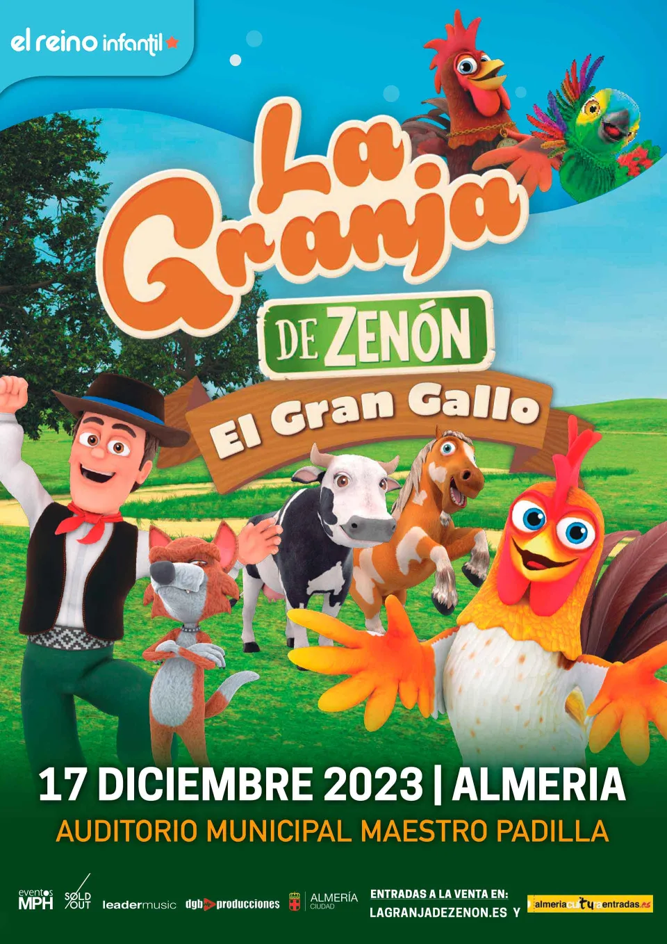 Cartel publicitario de 'La granja de Zenón'