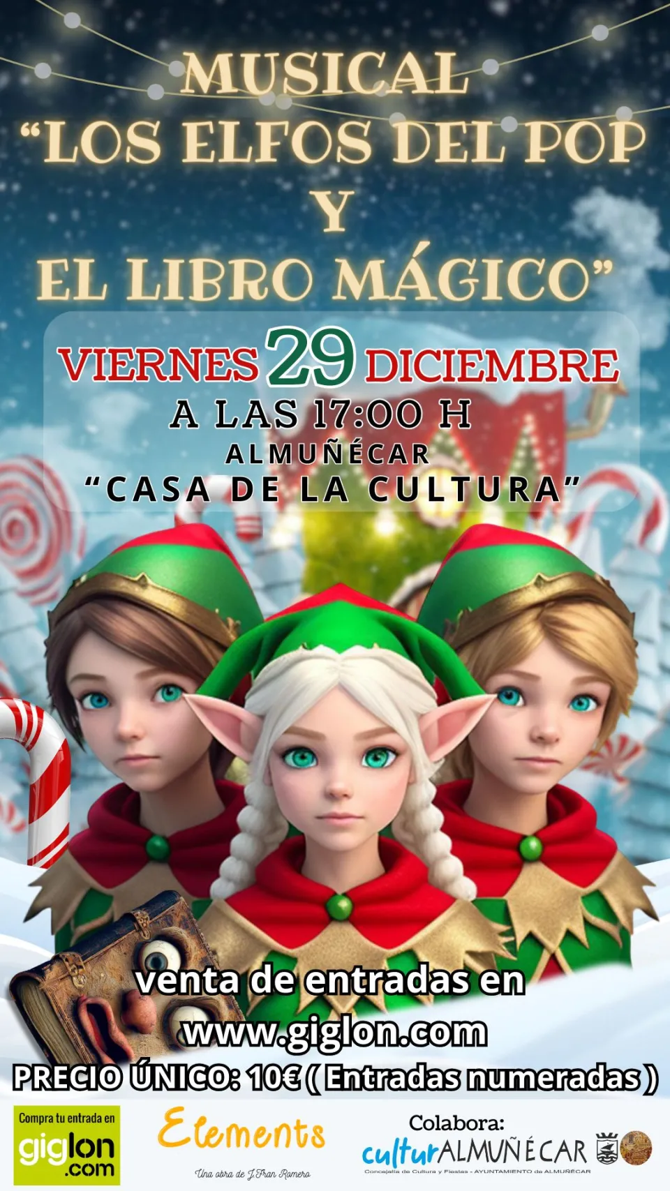 Cartel espectáculo musical infantil