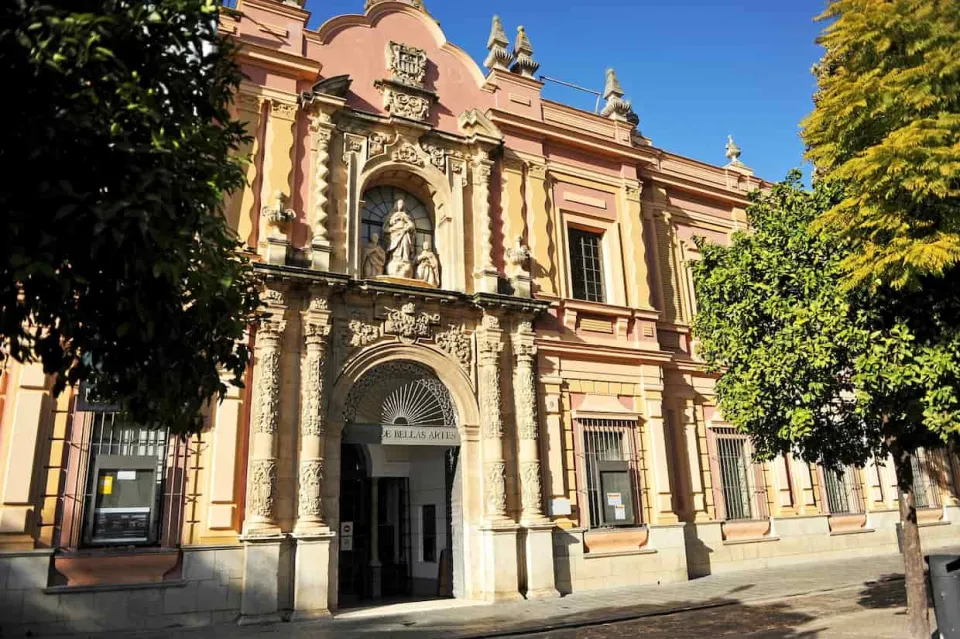 Fachada del Museo de Bellas Artes de Sevilla
