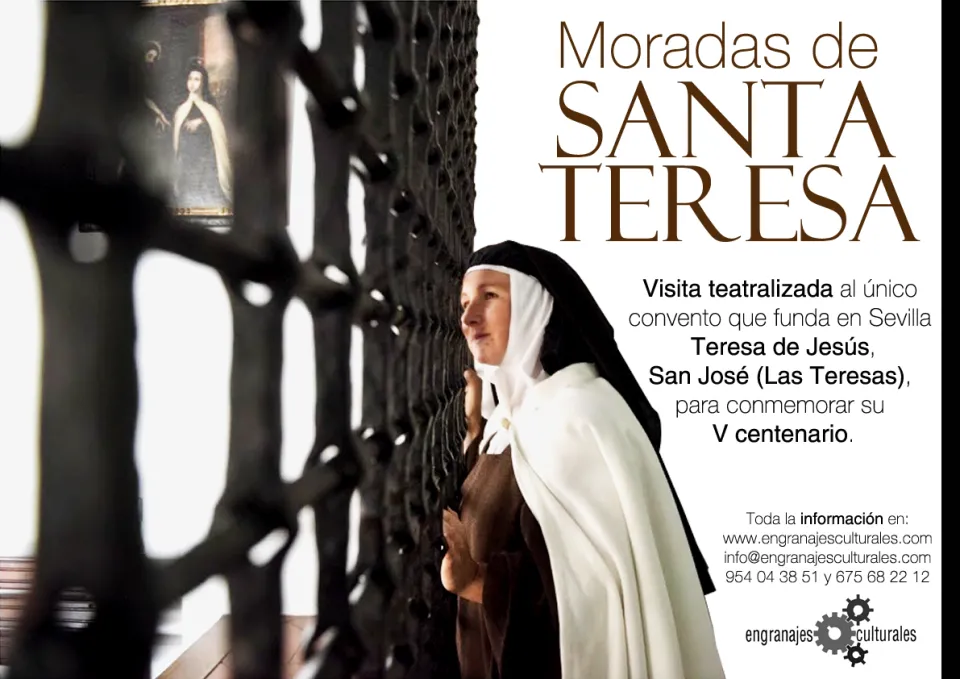 Cartel Visita teatralizada las Moradas de Santa Teresa