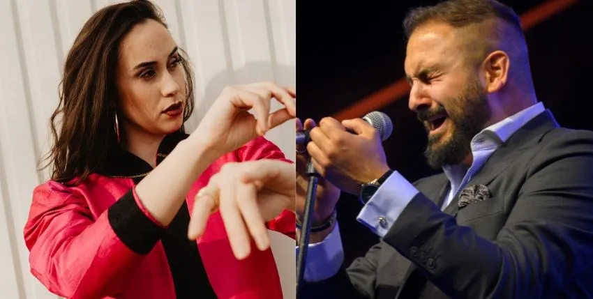 Rocío Luna y Rafa del Calli