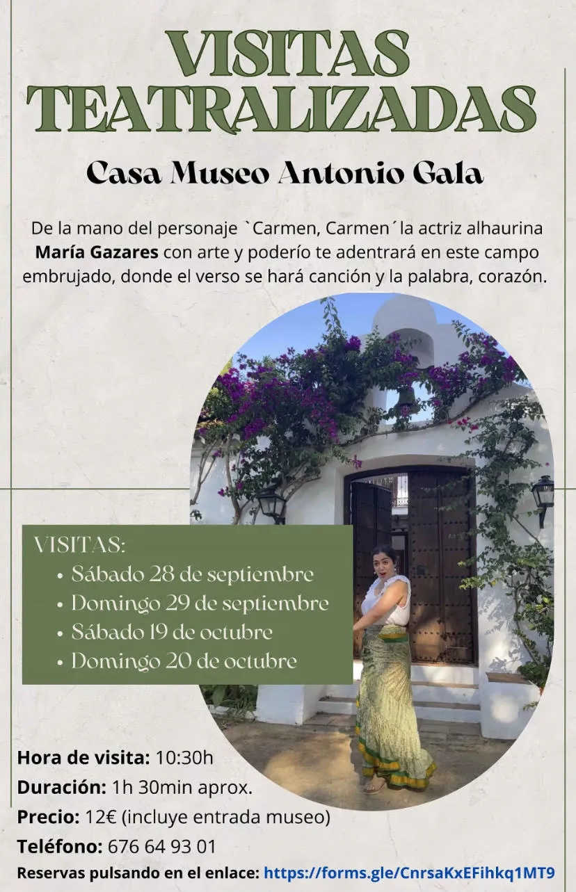 Visitas Teatralizadas. Casa Museo Antonio Gala.
