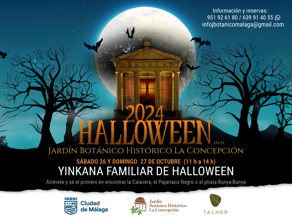 Actividad Familiar Halloween en el JBH La Concepción