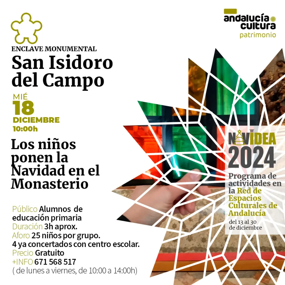 Los niños ponen la Navidad en el Monasterio