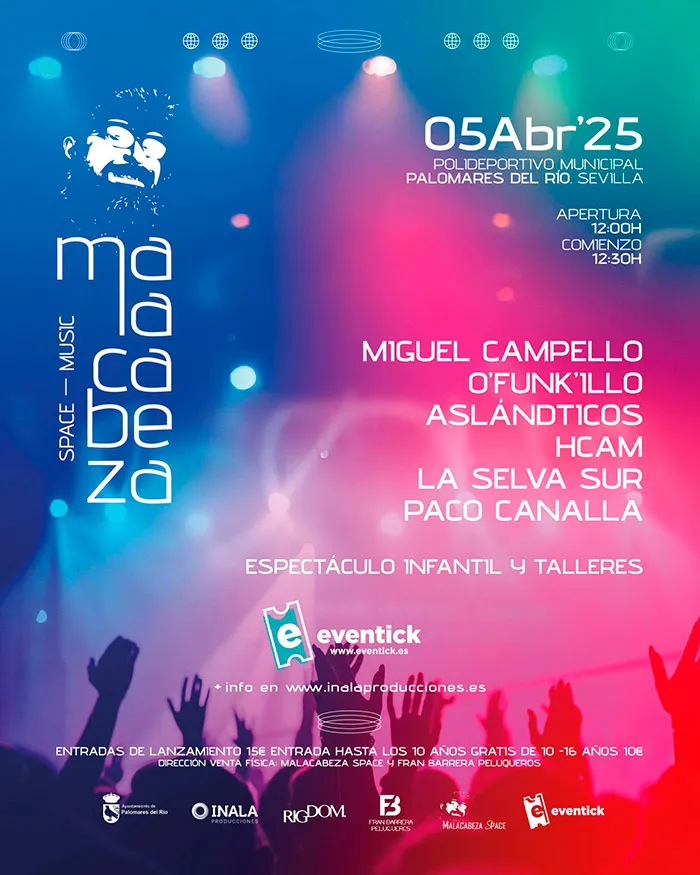 MALACABEZA SPACE MUSIC en Palomares del Río