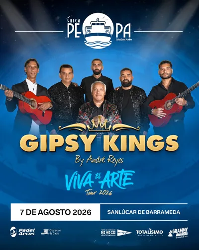 Concierto Gipsy Kings en Buque La Pepa en Cádiz