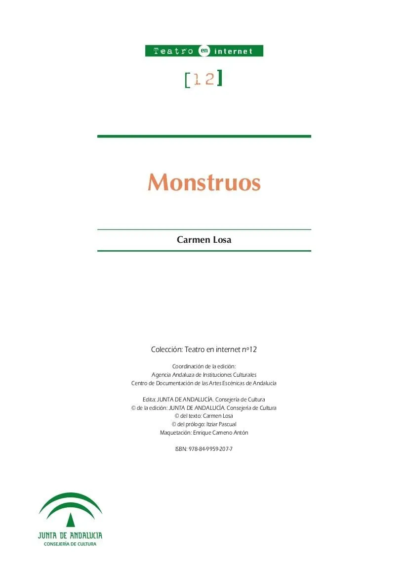 "Monstruos", de Carmen Losa "Monstruos", de Carmen Losa