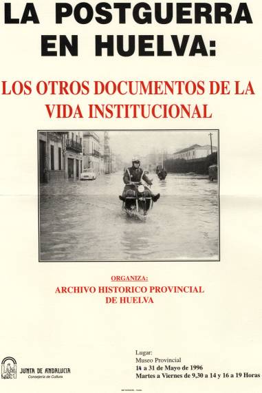 Cartel La Postguerra en Huelva