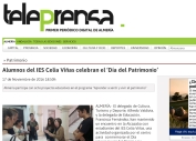 Alumnos del IES Celia Viñas celebran el `Día del Patrimonio¿