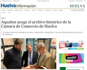 Aqualon acoge el archivo histórico de la Cámara de Comercio de Huelva