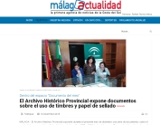 Archivo Málaga expone documentos timbres papel sellado