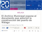 Archivo municipal Málaga documento Puerto Málaga