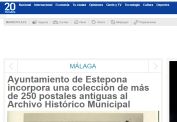 Ayuntamiento de Estepona incorpora una colección de más de 250 postales antiguas al Archivo Histórico Municipal