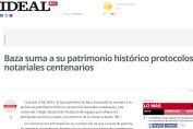 Baza suma a su patrimonio histórico protocolos notariales centenarios