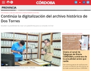 Continúa la digitalización del archivo histórico de Dos Torres