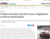 Cultura destina 120.000 euros a digitalizar archivos municipales