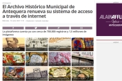 El Archivo Histórico Municipal de Antequera renueva su sistema de acceso a través de internet