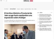 El Archivo Histórico Provincial de Jaén acoge hasta septiembre una exposición sobre Andújar