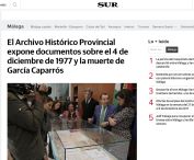 El Archivo Histórico Provincial expone documentos sobre el 4 de diciembre de 1977 y la muerte de García Caparrós