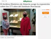 El Archivo Histórico de Almería acoge la exposición sobre los 175 años del Instituto Provincial