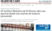 El Archivo Histórico de El Puerto abre sus puertas desde este martes de manera presencial