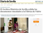 El Archivo Histórico de Sevilla exhibe los documentos vinculados a la Fábrica de Vidrio