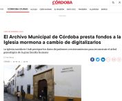 El Archivo Municipal de Córdoba presta fondos a la Iglesia mormona a cambio de digitalizarlos