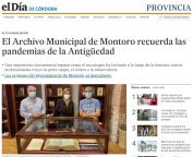 El Archivo Municipal de Montoro recuerda las pandemias de la Antigüedad