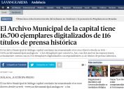 El Archivo Municipal de la capital tiene 16.700 ejemplares digitalizados