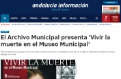 El Archivo Municipal presenta Vivir la muerte en el Museo Municipal