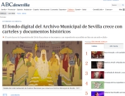 El fondo digital del Archivo Municipal de Sevilla crece con carteles y documentos históricos