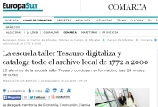 Escuela taller Tesauro digitaliza