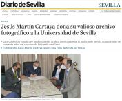 Jesús Martín Cartaya dona su valioso archivo fotográfico a la Universidad de Sevilla