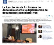 La Asociación de Archiveros de Andalucía aborda la digitalización de documentos administrativos