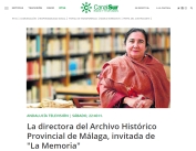 La directora del Archivo Histórico Provincial de Málaga, invitada de La Memoria