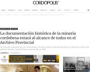 La documentación histórica de la minería cordobesa estará al alcance de todos en el Archivo Provincial