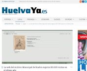 La web del Archivo Municipal de Huelva registra 501.539 visitas en el último año