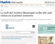La web del Archivo Municipal recibe 267.346 visitas en el primer semestre