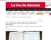 Las relaciones comerciales entre Almería y Barcelona